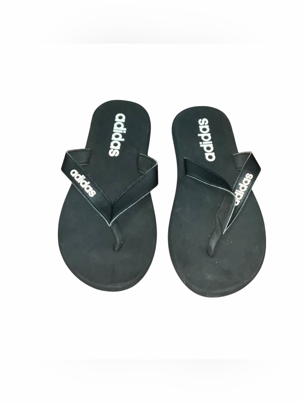 Adidas Women’s Black Flip Flops Thong Sandals Size 6 Lightweight Casual Slides
